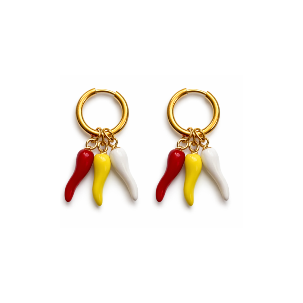 Carnavals oorbellen pepers Oeteldonk