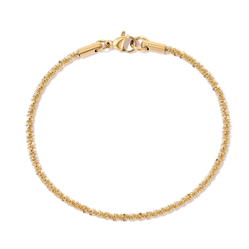 Armband Fine Twisted Chain Goud