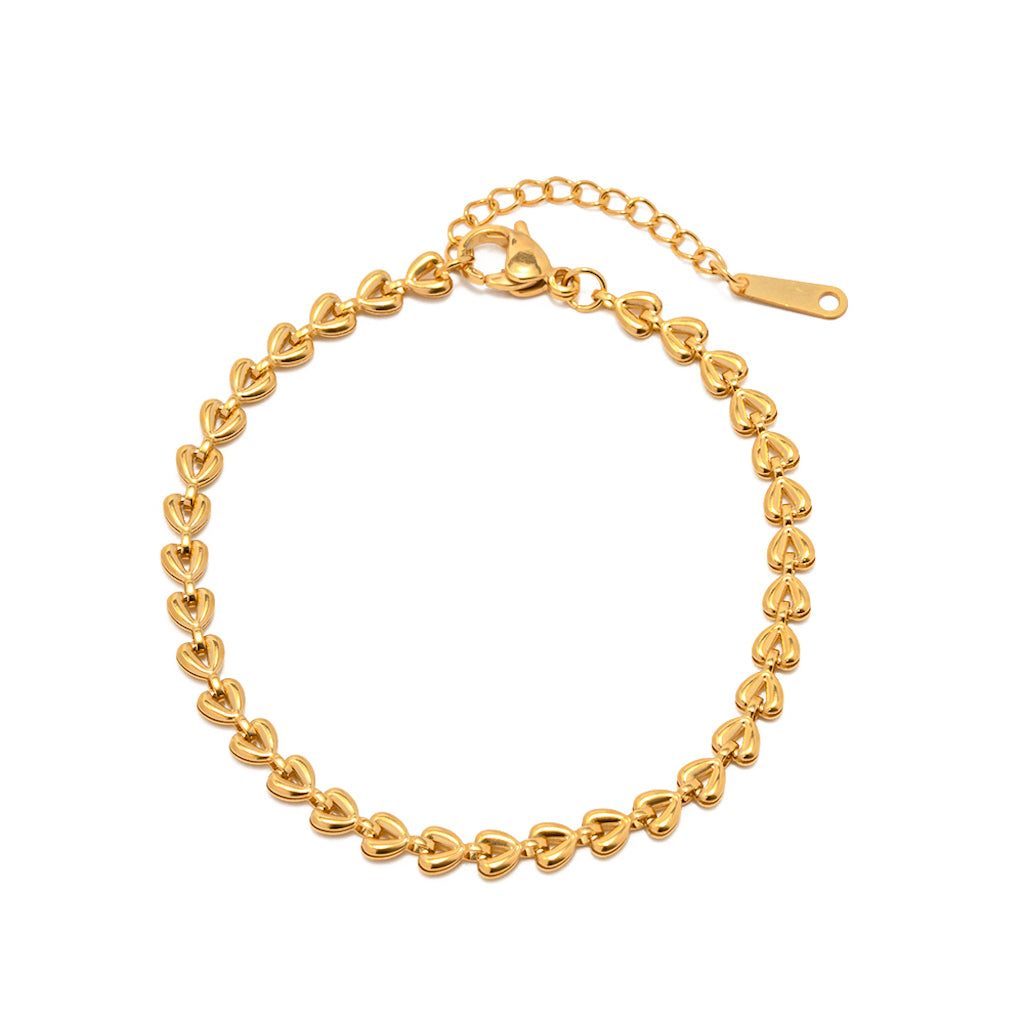 Hartjes Armband Goud