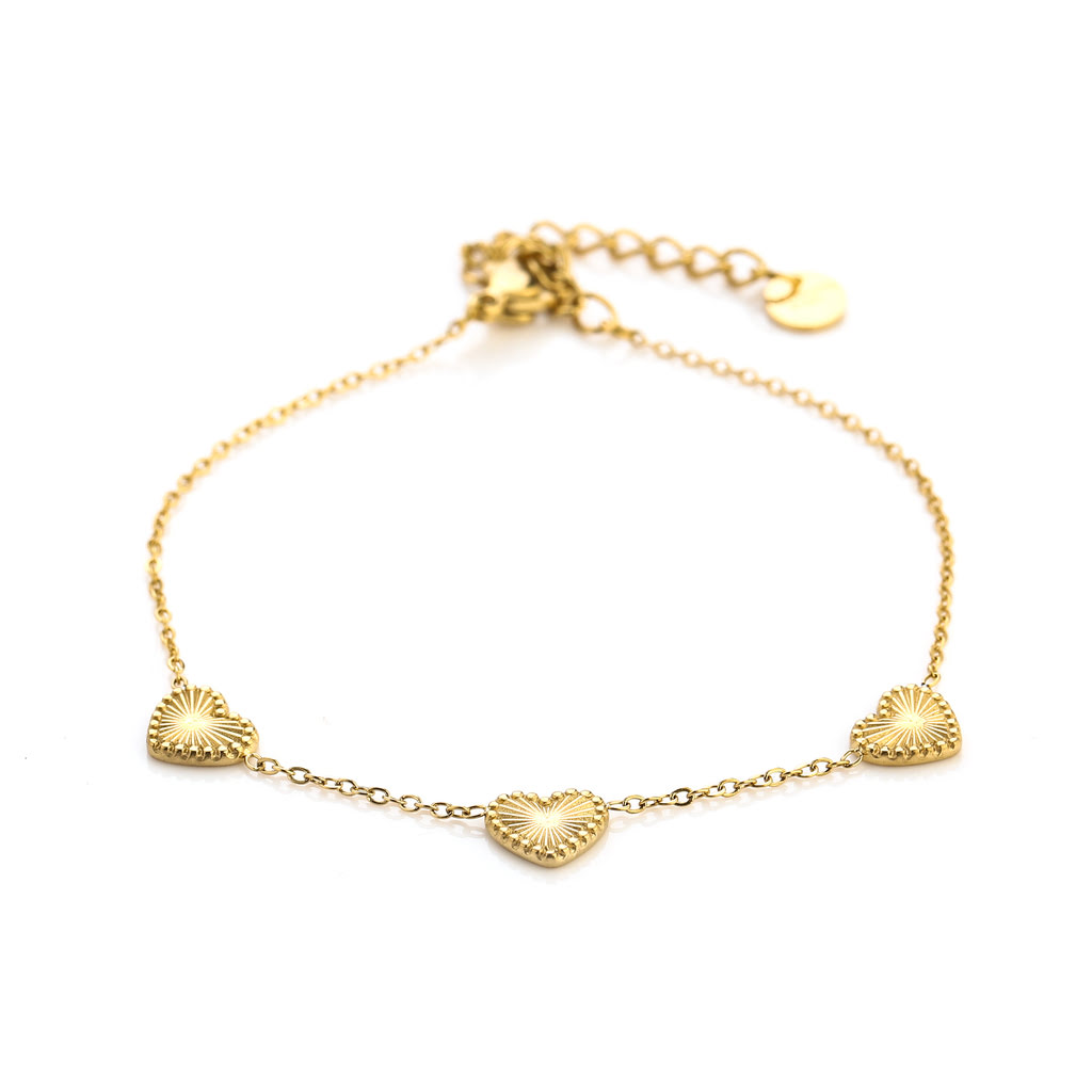 Armband Hartjes Goud
