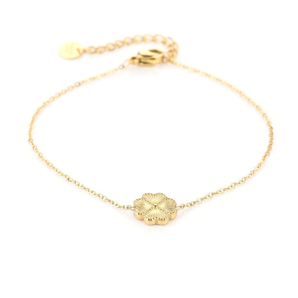 Armband Klaver Goud