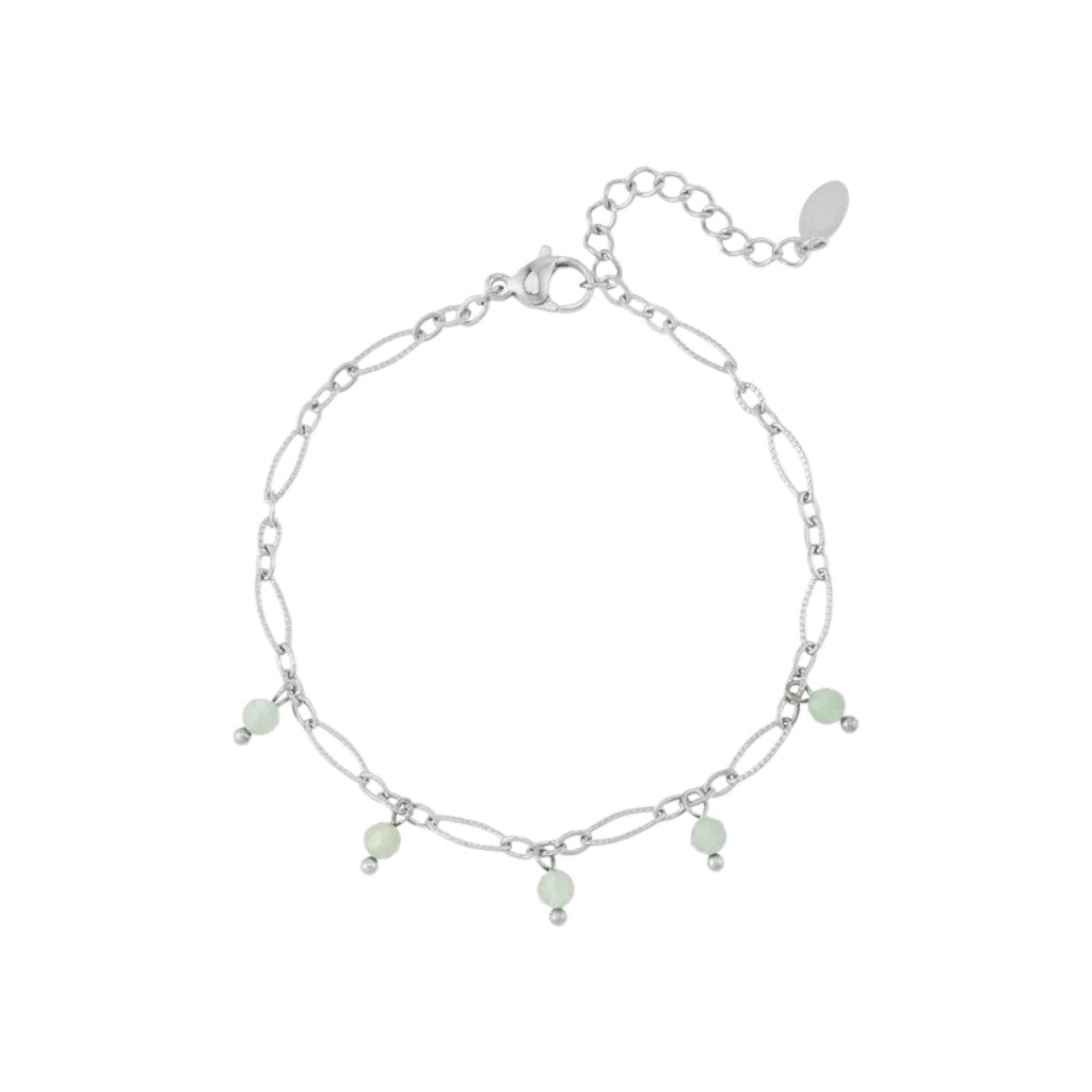 Armband Mint Groene Kraaltjes