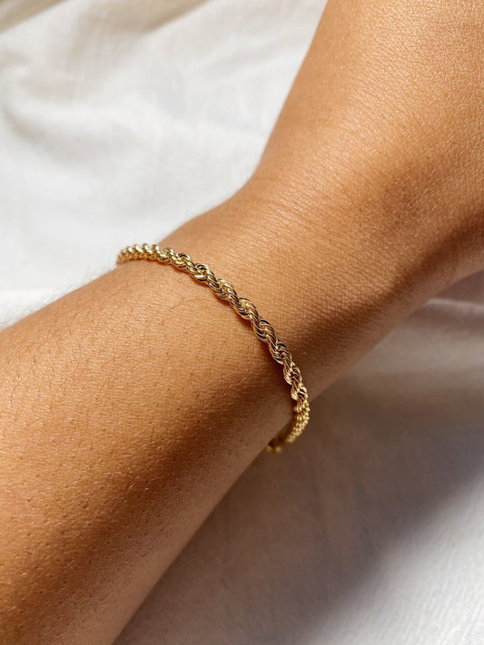Armband Twisted Chain Goud