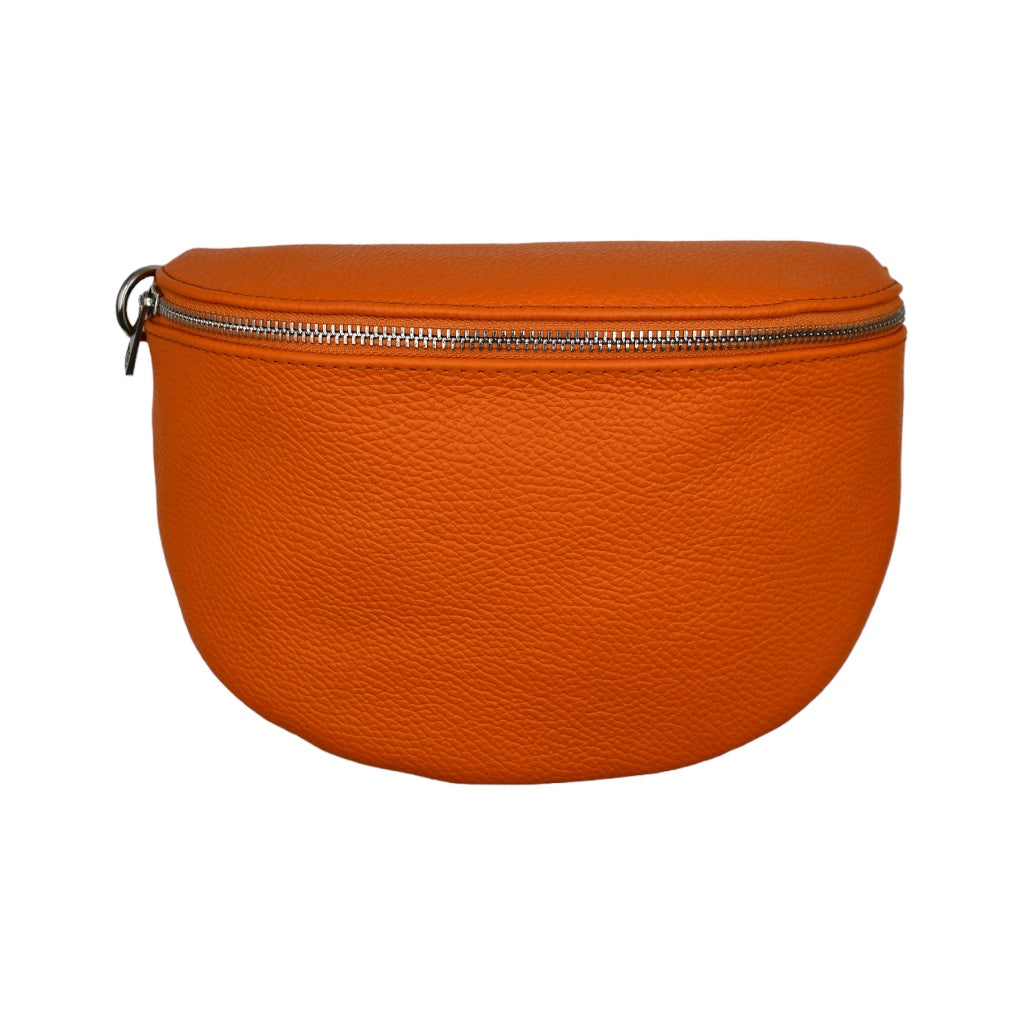 Riley Lederen Tas Oranje