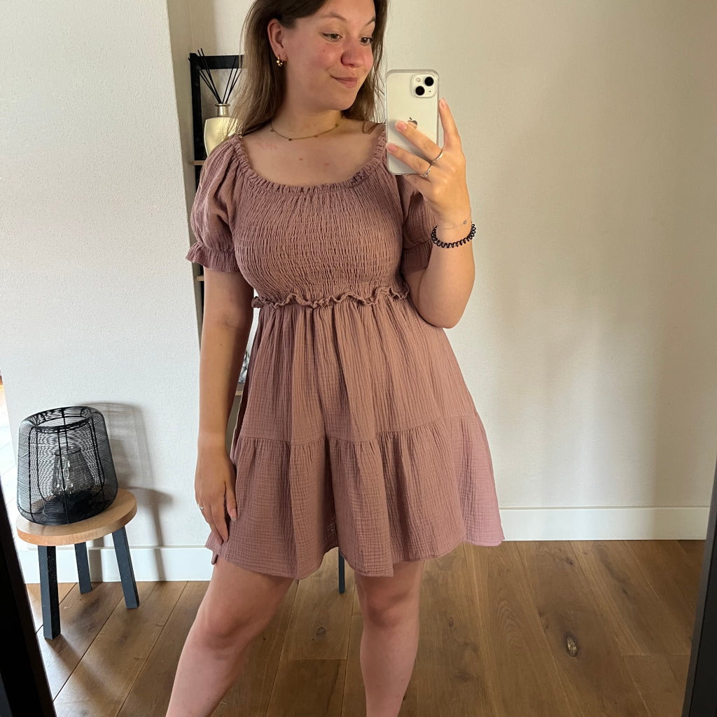 Jurk Romy Oud Roze