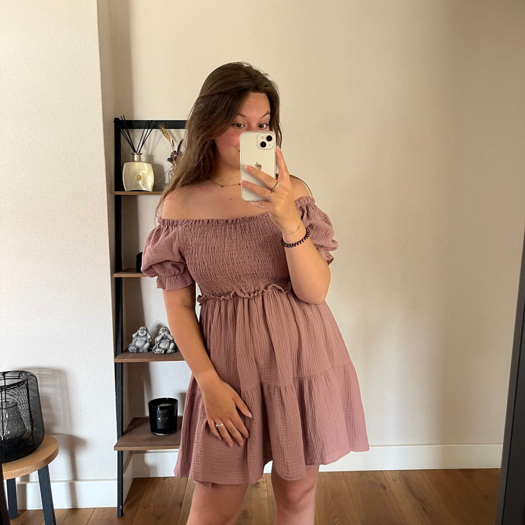Jurk Romy Oud Roze