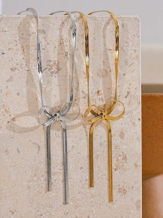 Ketting Strik Zilver