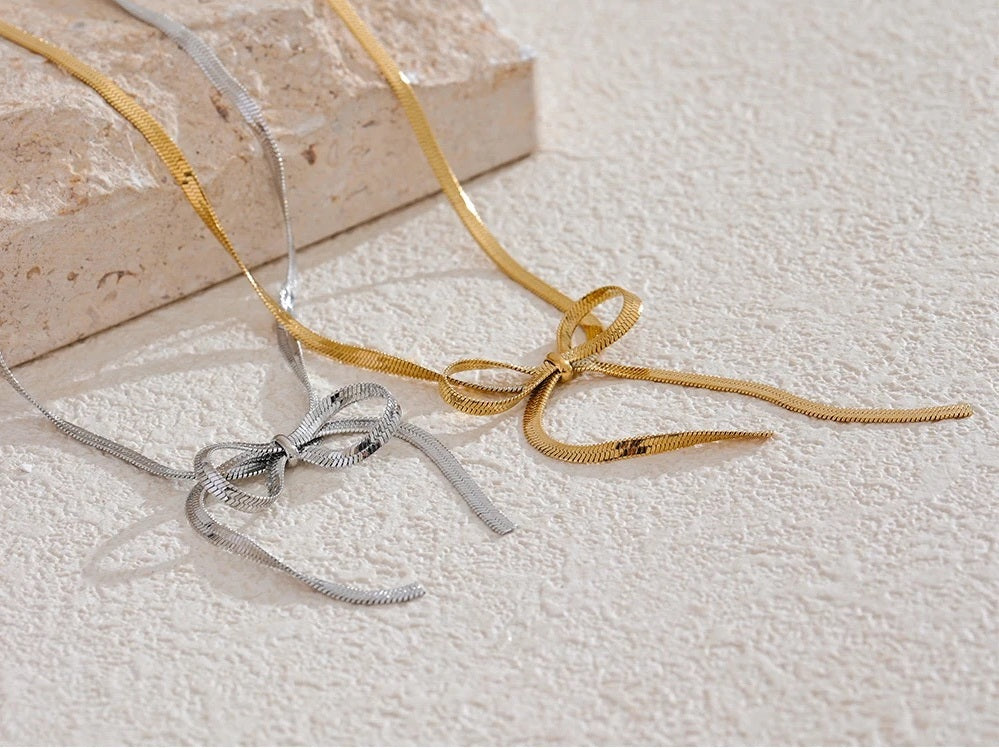 Ketting Strik Zilver