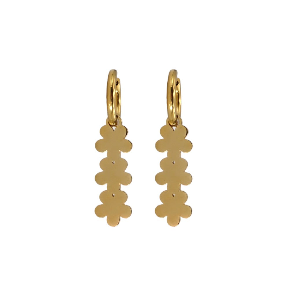 Oorbellen Flower Goud