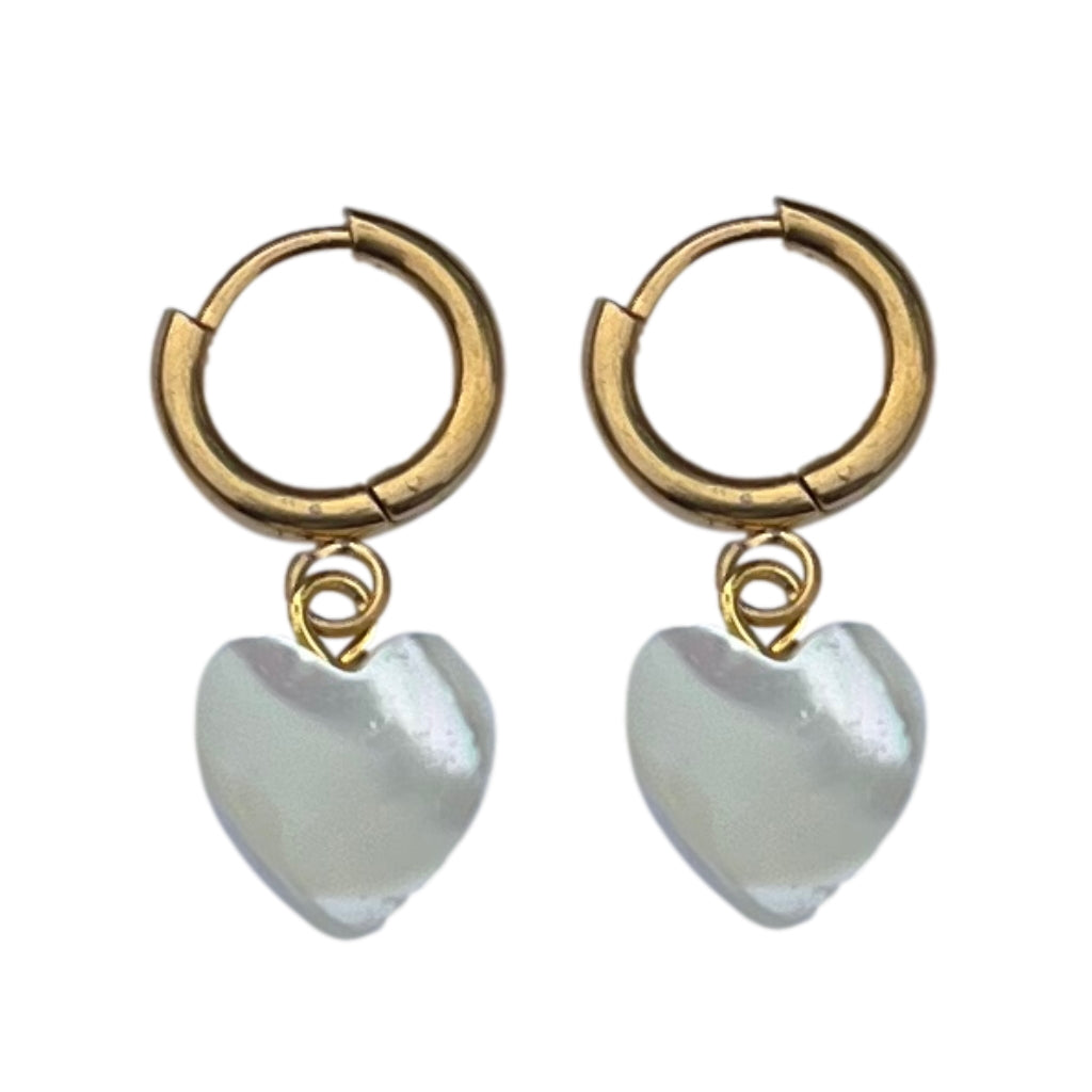 Oorbellen Schelpenkraal Hartje Goud