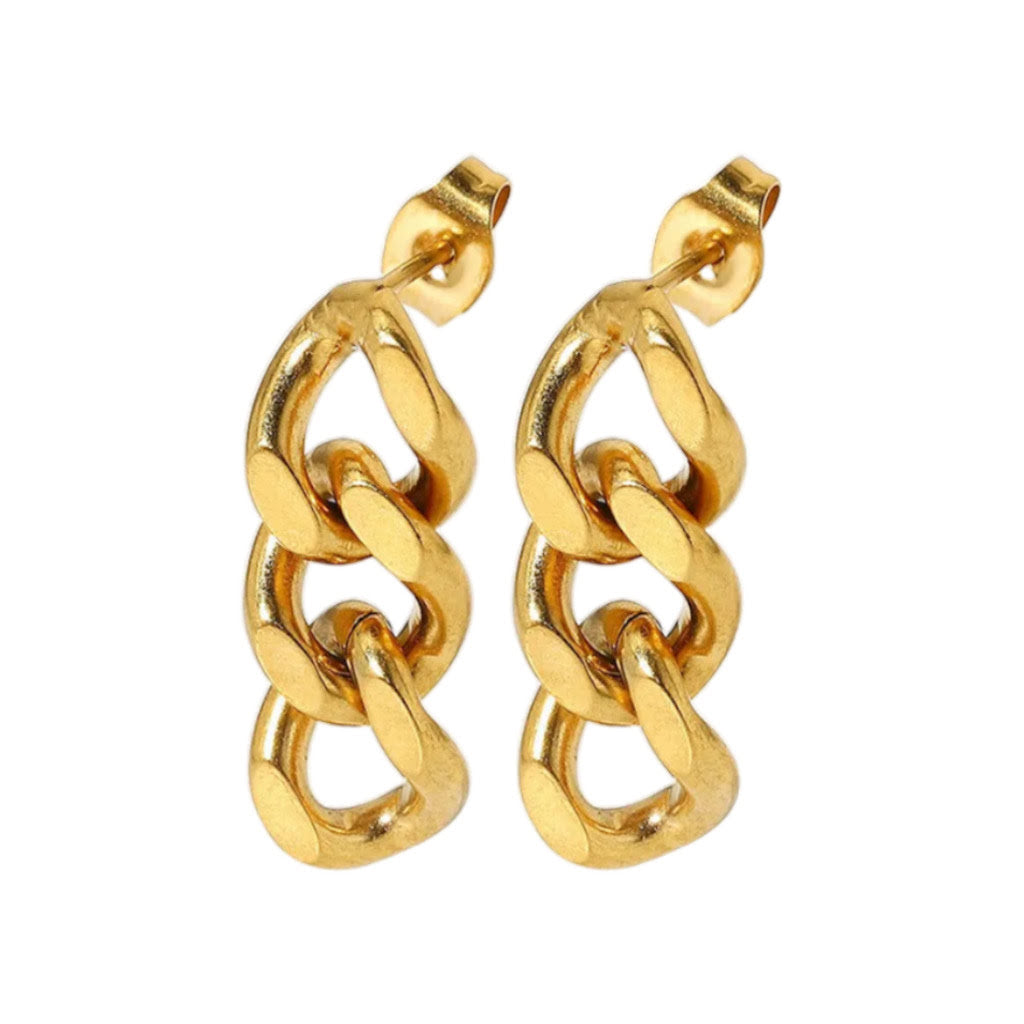 Oorbellen Chain Goud