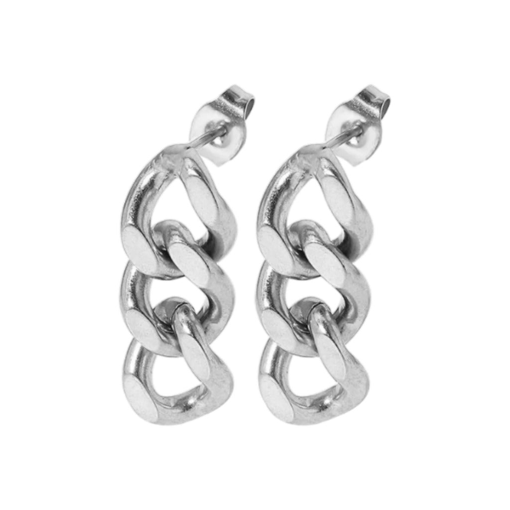 Oorbellen Chain Zilver