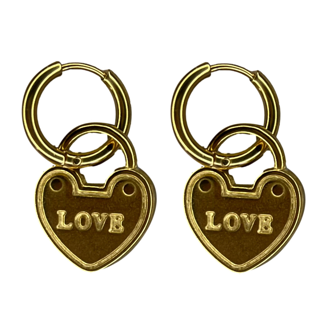 Oorbellen Escape Love Goud