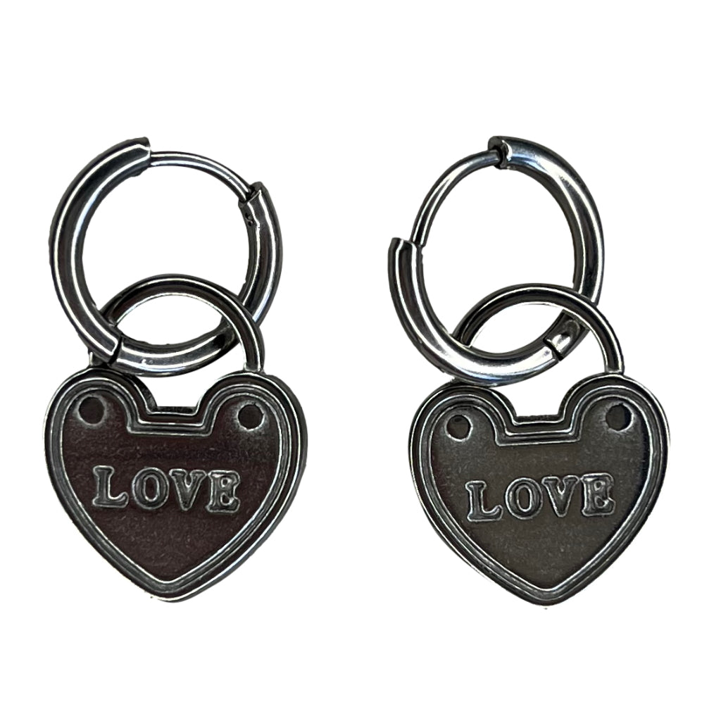 Oorbellen Escape Love Zilver