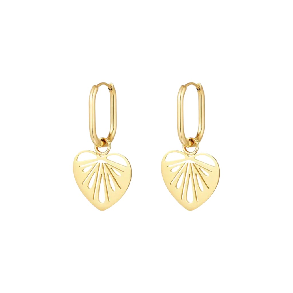 Oorbellen First Love Goud