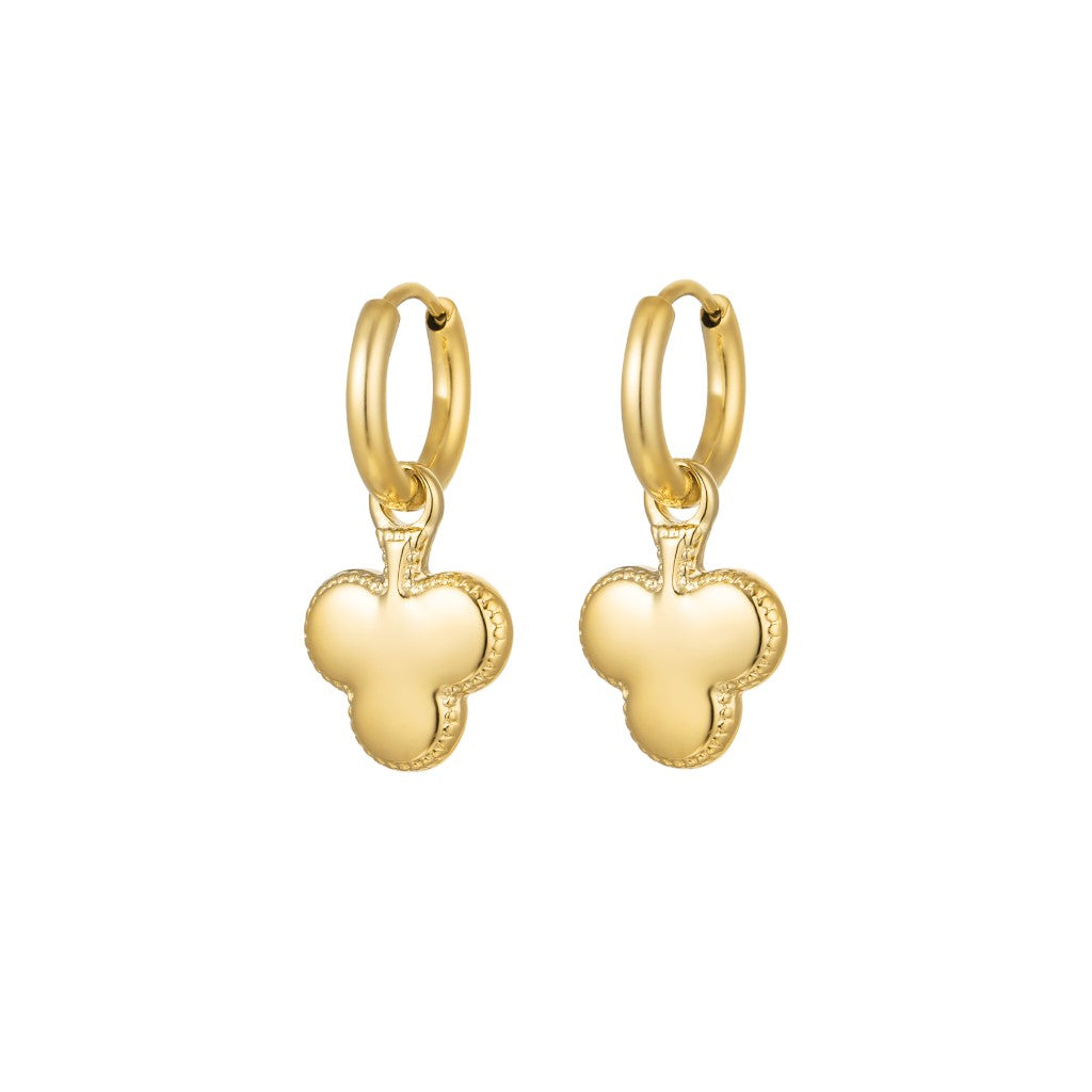 Oorbellen Klaveren Goud
