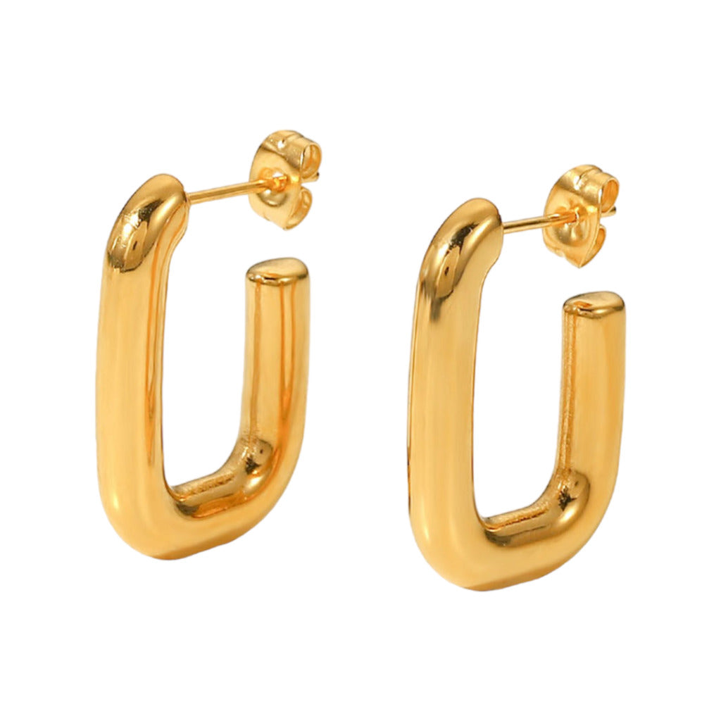Oorbellen Square Goud