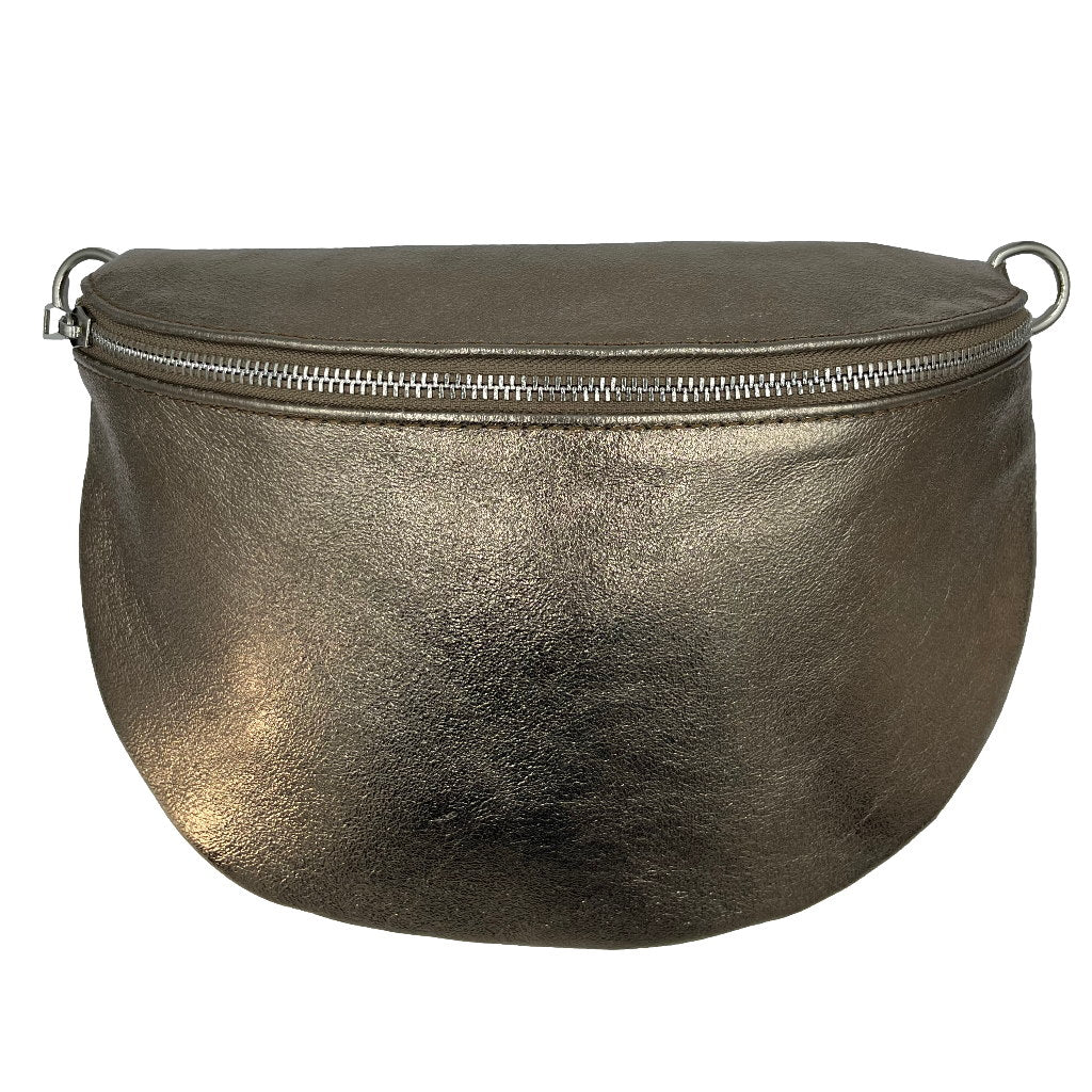 Riley Lederen Tas Brons