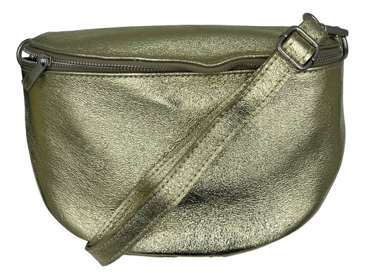 Riley Lederen Tas Goud