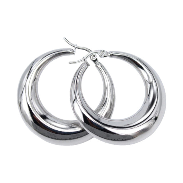 Serena Hoops Zilver