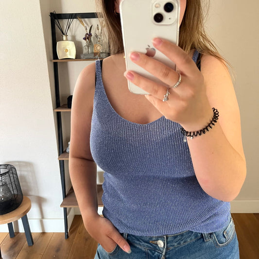 Top Mila Blauw