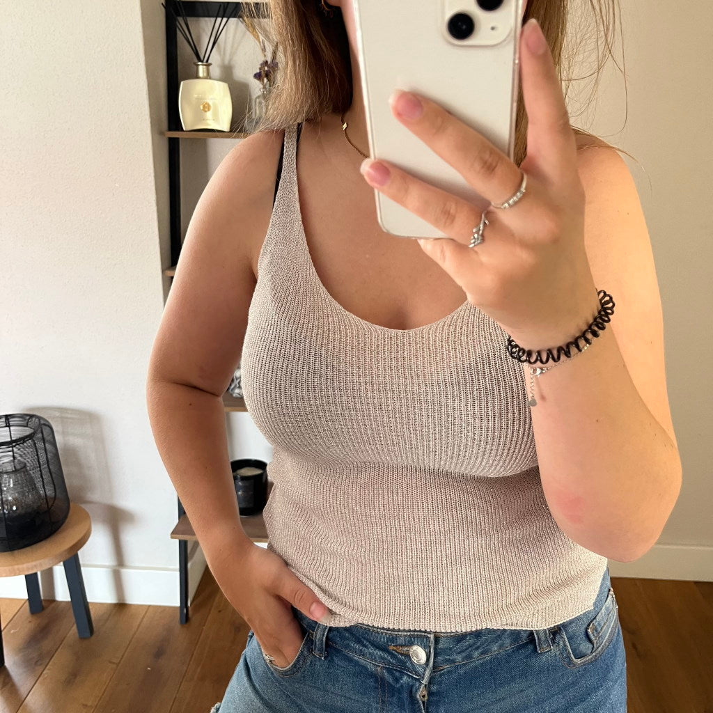 Top Mila Zilver