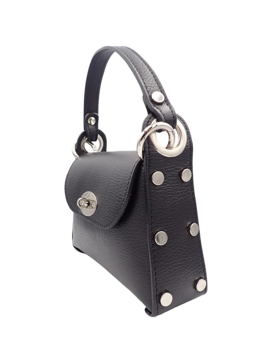 Lauren Lederen Tas Zwart