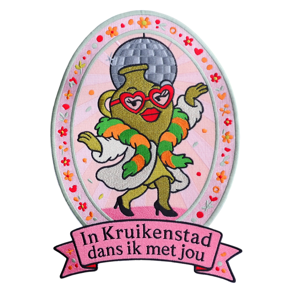 Rugembleem in Kruikenstad dans ik met jou