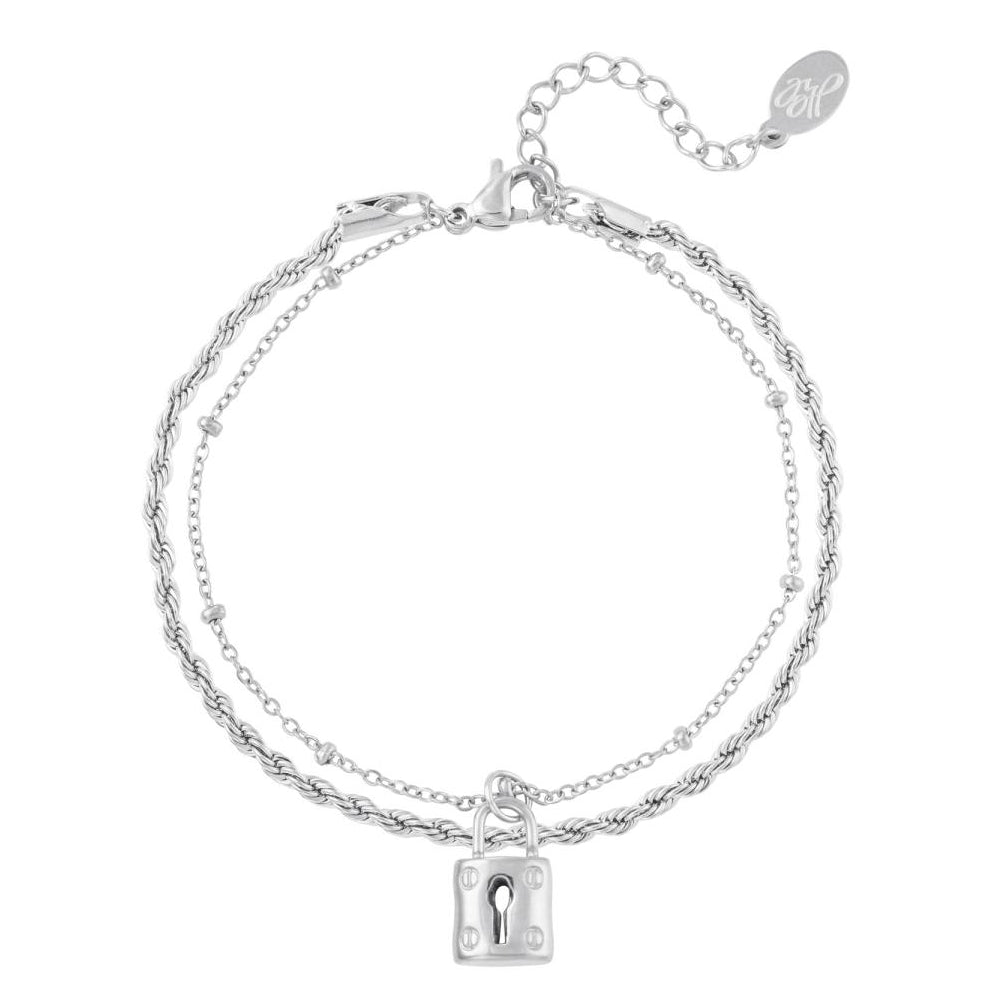 Armband Slotje Zilver