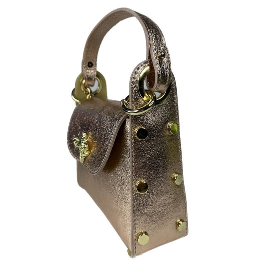 Bee Lederen Tas Roségoud