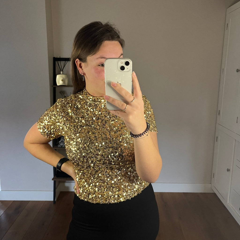 Daisy Top Goud