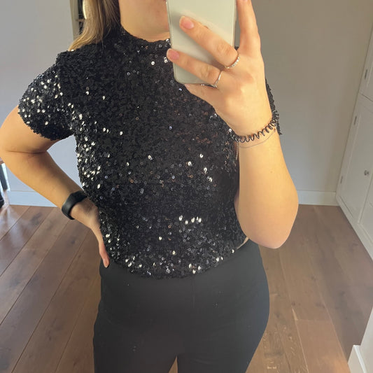 Daisy Top Zwart