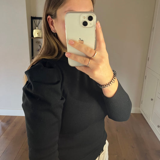 Julia Top Zwart