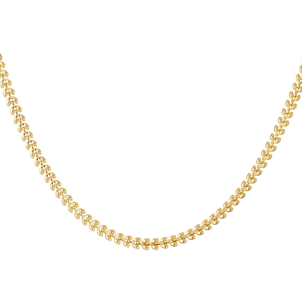 Ketting Blaadjes Goud