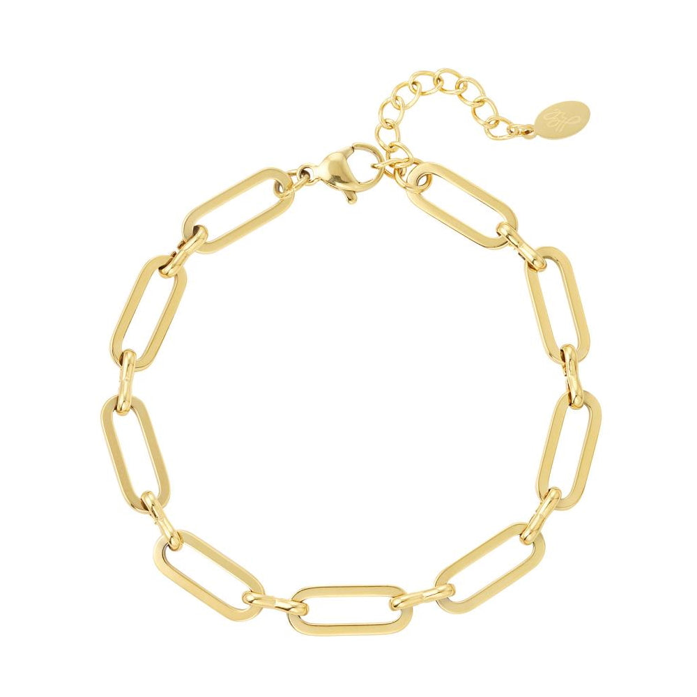 Schakelarmband Goud
