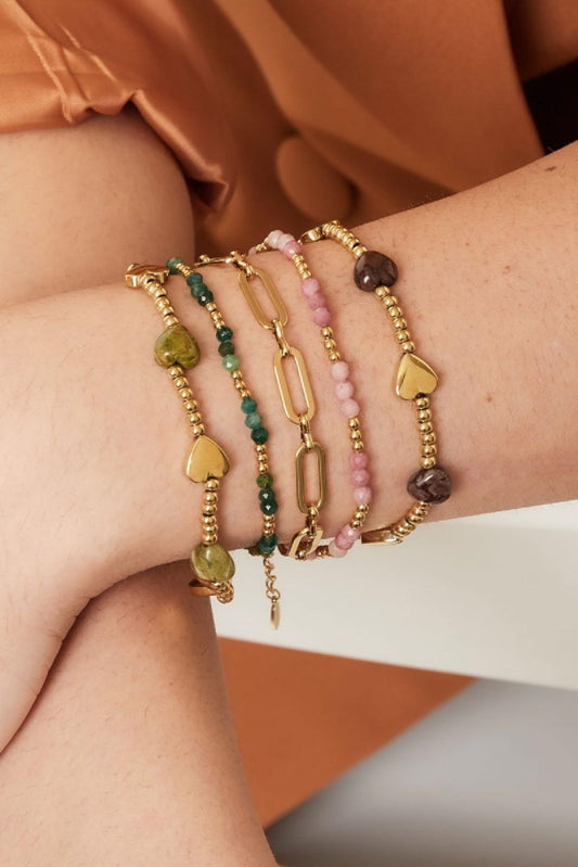 Schakelarmband Goud