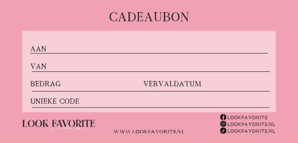 Look Favorite Cadeaubon