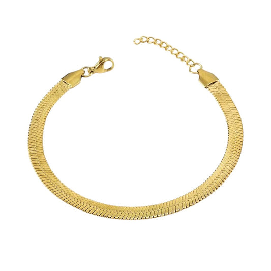 Visgraat Armband 5 mm Goud