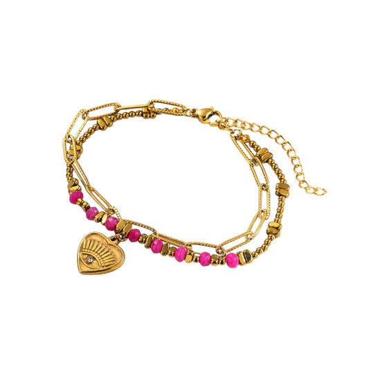 Armband Lovely Roze Goud