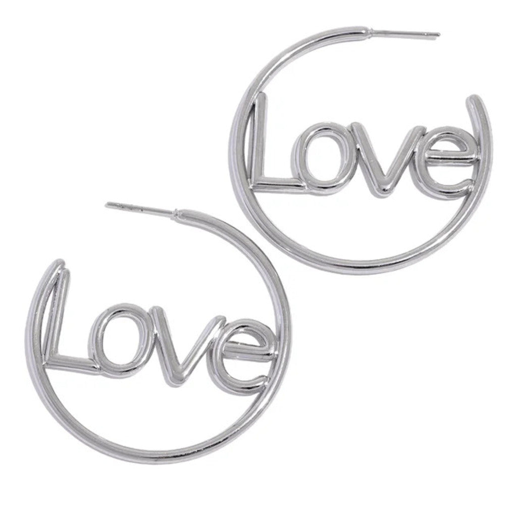 LOVE Hoops Zilver