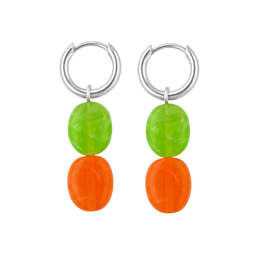 Oorbellen Kruikenstad Zilver